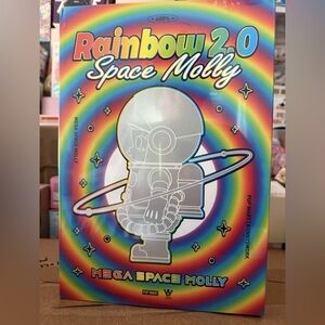 Authentic Mega Space Molly 400% Pride 2.0 Rainbow
